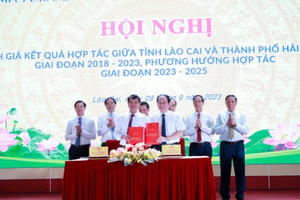 Lào Cai thúc đẩy, nâng cao hiệu quả hợp tác với thành phố Hải Phòng