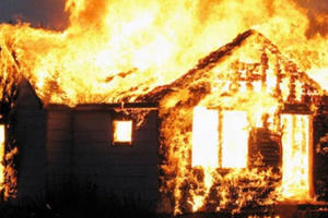 Ngôi nhà phát hoả, hai vợ chồng thiệt mạng trong đêm