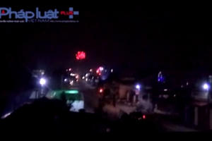 Nam Định: Vẫn xuất hiện tình trạng đốt pháo đêm giao thừa