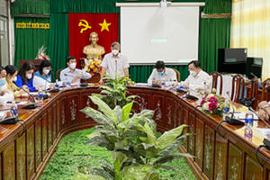 Lãnh đạo tỉnh Đồng Nai làm việc với huyện Nhơn Trạch về công tác phòng chống dịch Covid-19