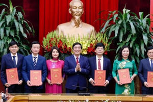 Phú Thọ điều động, luân chuyển, bổ nhiệm sáu cán bộ chủ chốt