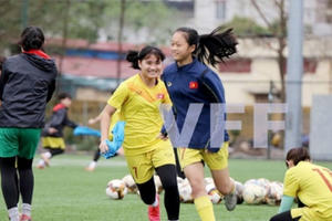 Các 'bông hồng trẻ' bóng đá Việt rạng ngời ngày tập trung