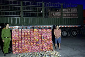 Lạng Sơn: Liên tiếp phát hiện, ngăn chăn 2 vụ vận chuyển pháo quy mô lớn, thu giữ 883 kg pháo nổ Lạng Sơn: Liên tiếp phát hiện, ngăn chăn 2 vụ vận chuyển pháo quy mô lớn, thu giữ 883 kg pháo nổ