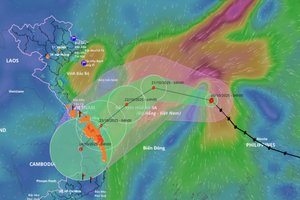 Bão Fengshen sẽ gây lũ vượt báo động ba ở miền Trung