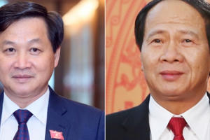 Trình phê chuẩn ông Lê Minh Khái và ông Lê Văn Thành làm Phó Thủ tướng