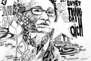 Sinh viên mỹ thuật đồ họa vẽ tranh "người hùng" Phó Thủ tướng Vũ Đức Đam