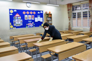 Vùng không có dịch học sinh có thể đi học sau khi đã tiêu độc, khử trùng lớp