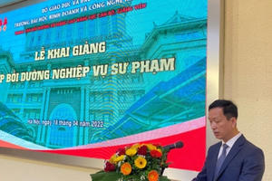 Đại học Kinh doanh và Công nghệ Hà Nội: Khai giảng lớp nghiệp vụ sư phạm dành cho cán bộ giảng viên của trường