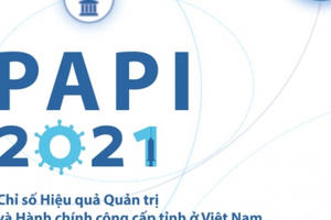 Chỉ số hiệu quả quản trị và hành chính công của tỉnh Thanh Hóa đứng thứ 3 cả nước