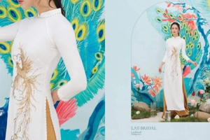 Chiêm ngưỡng bộ sưu tập áo dài cưới Hoa Nguyệt Điểu của nhà thiết kế Lan Anh Lê