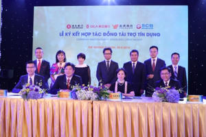 Ngân hàng Sài Gòn và 3 ngân hàng Hồng Kông ký kết hợp đồng tài trợ tín dụng