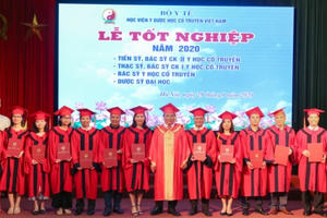 Học viện Y dược học cổ truyền Việt Nam tổ chức lễ tốt nghiệp và trao bằng Tiến sỹ, Thạc sỹ