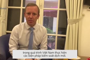 Clip Đại sứ Anh gửi lời cảm ơn các y bác sỹ và Chính phủ Việt Nam Clip Đại sứ Anh gửi lời cảm ơn các y bác sỹ và Chính phủ Việt Nam