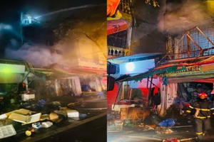 Cháy nhà trên phố Hàng Lược làm 4 người trong một gia đình tử vong