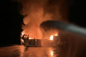 8 người thiệt mạng, 26 người mất tích trong vụ cháy tàu lặn ở bang California, Mỹ