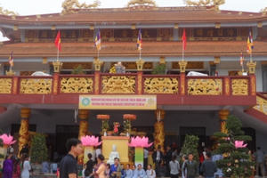 Quảng Bình: Trang trọng tổ chức Đại lễ khánh thành chùa Đại Giác