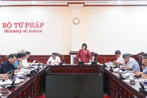 Bộ Tư pháp tổ chức phiên họp thẩm định dự án Luật Thủ đô (sửa đổi)