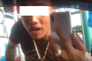 Nam Định: Nam thanh niên xăm trổ lăng mạ, trưng của quý đối với nữ hành khách ở BOT Mỹ Lộc