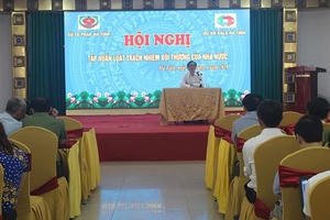 Sở Tư pháp Hà Tĩnh nhận Huân chương Lao động