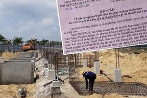 Khó xử một vụ xây biệt thự không phép