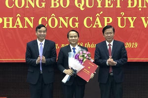 Điều động ông Nguyễn Đình Vĩnh giữ chức vụ Phó trưởng Ban Tuyên giáo Thành ủy Đà Nẵng