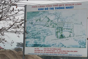 KĐT Thống Nhất, TP Hòa Bình chưa đủ điều kiện huy động vốn KĐT Thống Nhất, TP Hòa Bình chưa đủ điều kiện huy động vốn