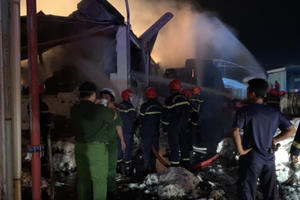 Bà Rịa - Vũng Tàu: Cháy lớn tại công ty sản xuất sợi gây thiệt hại hàng chục tỉ đồng