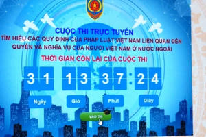 Hàng nghìn người tham dự cuộc thi trực tuyến tìm hiểu quyền và nghĩa vụ của người Việt Nam ở nước ngoài