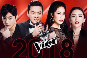 Lộ diện bộ tứ HLV quyền lực của Giọng hát Việt 2018