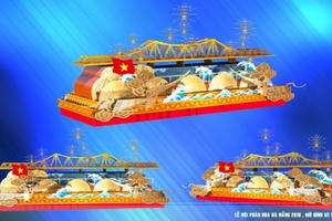 Mô hình 10 cây cầu nổi tiếng tại Lễ hội xe hoa DIFF 2018