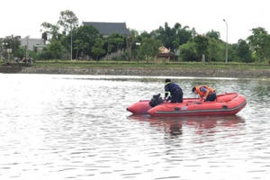Nghệ An: Tìm kiếm người đàn ông mất tích khi đi đánh cá tại hồ điều hòa