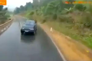 Video ghi lại cận cảnh xe biển xanh "húc" trực diện xe ô tô tải khiến 7 người thương vong