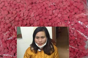 Kiểm tra xe ô tô, phát hiện "nữ quái" vận chuyển và tàng trữ gần 12.000 viên ma túy tổng hợp