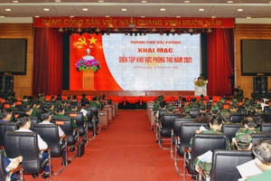 Hải Phòng: Khai mạc diễn tập khu vực phòng thủ năm 2021