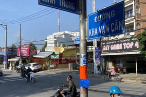 Hàng chục tên đường ở TPHCM ghi sai tên nhân vật lịch sử