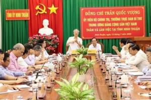 Thường trực Ban Bí thư Trần Quốc Vượng: Cần xây dựng đội ngũ cán bộ đủ tâm, đủ tầm, có năng lực lãnh đạo