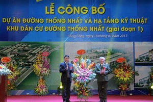 Dự án xây dựng tuyến đường Thống Nhất: Diện mạo mới cho TP Sông Công