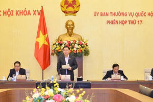 Khai mạc Phiên họp thứ 17 của Ủy ban Thường vụ Quốc hội
