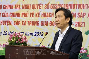 Triển khai nghị quyết về sắp xếp các đơn vị hành chính cấp huyện, cấp xã