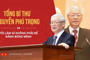 Tổng Bí thư Nguyễn Phú Trọng: “Tôi làm gì không phải để đánh bóng mình”