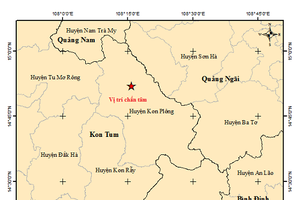 Kon Tum: Động đất có độ lớn 3.7 tại Kon Plông