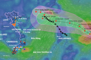 Bão Ragasa có thể đạt cường độ cấp siêu bão