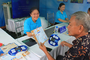 Nam Định: BHXH huyện Hải Hậu đổi mới, sáng tạo với Gian hàng BHXH