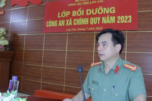 Công an tỉnh Lào Cai tổ chức Lớp bồi dưỡng Công an xã chính quy năm 2023