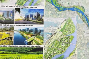 Phê duyệt Quy hoạch phân khu đô thị sông Hồng đi qua 13 quận, huyện
