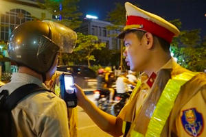 Hơn 3.500 người vi phạm nồng độ cồn bị xử lý trong 3 ngày nghỉ lễ