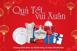 Viet Capital Bank dành hàng nghìn quà tặng khách hàng dịp Tết