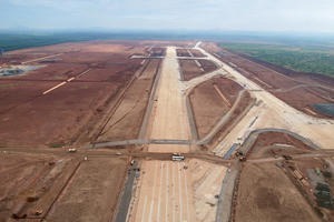 "Mục sở thị" tiến độ thi công sân bay Long Thành trước thềm Xuân