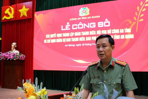 Thành lập Đoàn Thanh niên và Hội Phụ nữ Công an tỉnh An Giang