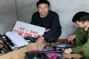 Bắc Giang: Đối tượng tàng trữ hàng nghìn linh kiện súng và đạn vừa bị bắt